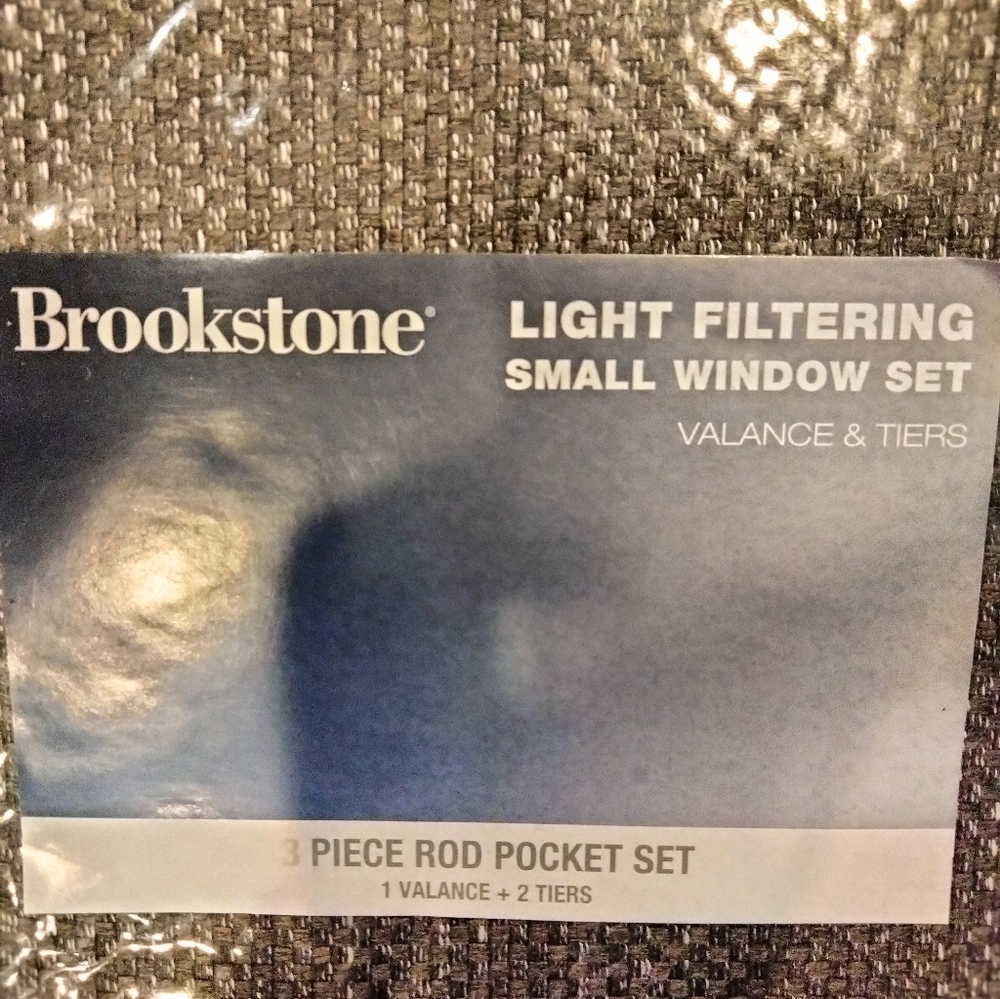 Brookstone Light Filtering Small Window Set - Picture 2 of 4